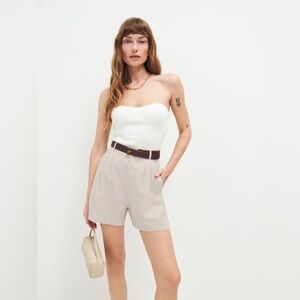 Reformation Mason Linen Short